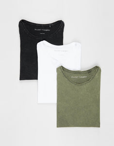 3-Pack Classic Crew Neck T-Shirts