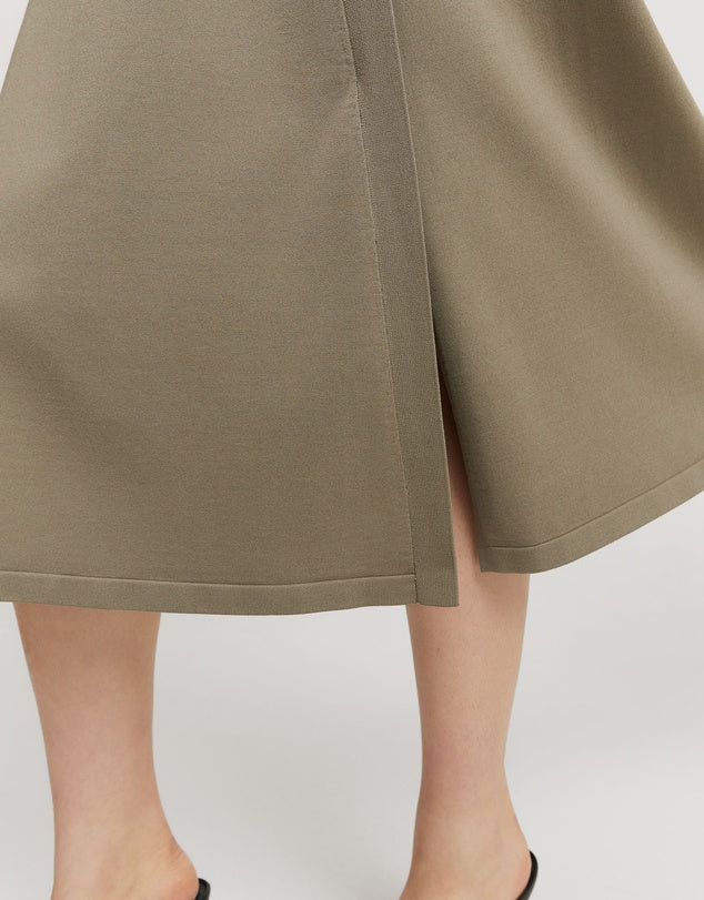 A-Line skirt to round out your tonal look. (also available in black)