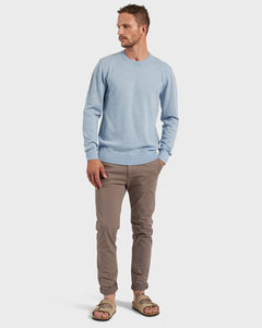 100% Merino Wool Knit - wear to work layered over a white shirt with a pair of chinos or casually with your favourite jeans