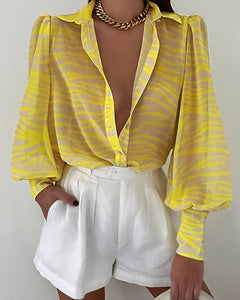 Beautiful yellow blouse for those date nights
