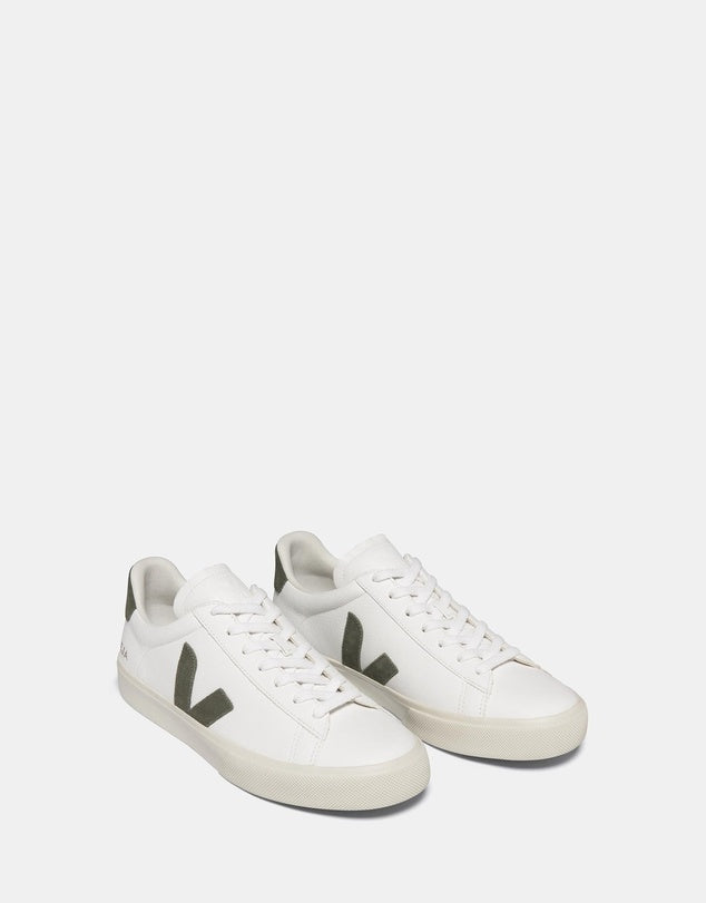 Veja Campo (Extra White & Khaki) - super comfortable and works with pants, shorts or dresses.