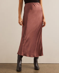 Bias Cut Midi Skirt. Pair with any of the tops and boots for an edgy look.