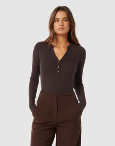 Basic Long Sleeve Top - great for layering or wearing as is with your other neutral pieces from this selection
