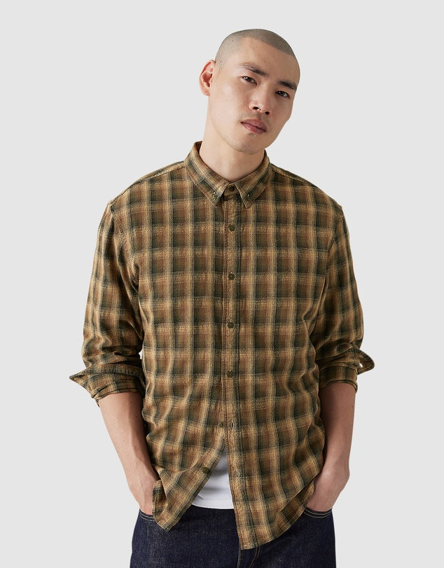 Authentic Button Down (plaid) - cut with a relaxed fit. Add your favourite denim or cargo pant.