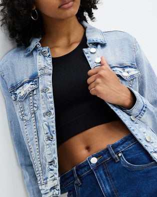Denim Jacket. It's the season for denim on denim. Pair with your new jeans or any of the other pieces in this selection.