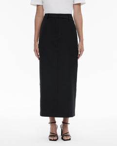 Asymmetric Wool Skirt