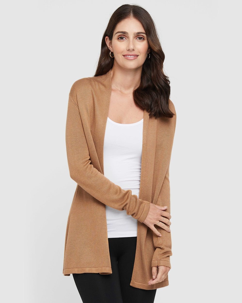 Bamboo and cashmere blend cardigan