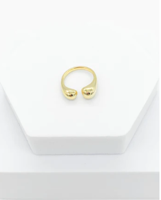18K gold plated ring